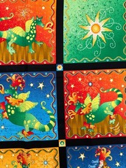 The Bravest Dragon, Avlyn Fabric, Nancy Smith, Lynda Milligan, Panel, Fairytale