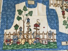 36″ Long x 60″, Vintage, Colorful Cat-Theme Vest Panel, SSI/Kathi Walters, N6436