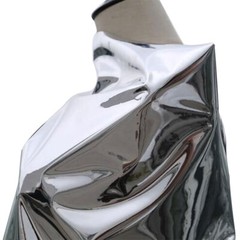 Double-sided Silver Mirror Composite Reflective Fabric DIY Costumes 50CMx137cm
