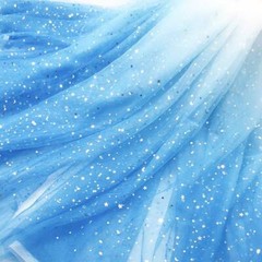 Lace Fabric Galaxy Ombre Metallic Sequined Stars Moons Tulle Fabric Sold By Yard