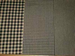 Homespun Fabric by the yard, Cotton Material, Farmhouse, Country, Black Check,