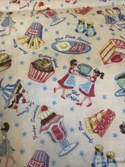 2 Yards Of Cotton Fabric (631) Sold By The Yard