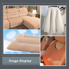 3D Air Mesh Fabric with Double Layer Sandwich Spacer Fabric 12 Color Thick 1M
