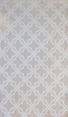 Kasmir fabric remnant Adornment White on White Crewel upholstery 52″W x 90″L