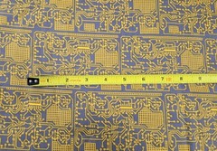 Connecting Threads Fabric Mastermind Jenni Calo 1 Yd Yellow Computer Motherboard
