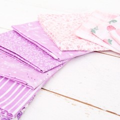 Premium Fat Quarter Bundles – 19 Color Option – 100% Cotton Quilting Fabric Sets