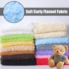 1M Faux Fake Curly Fur Fabric Teddy Animal Plush Material Craft 66 inches width