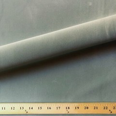 Modern Solid Lightweight Velvet Upholstery Fabric 54″ in Stone Blue
