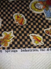 Springs Industries Harvest Spirits Cotton Fall Themed Fabric 2.75 Yards x 43″W