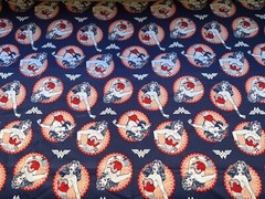 Cotton Fabric Wonder Woman 43”x 39” By DC Comics 2017s