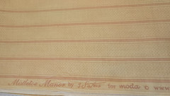 Vintage Moda Cotton Fabric Peach Stripe 3 Yards X 45″ Sewing Quilting Crafting