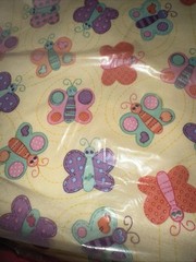 PUL Fabric – Sweet Stuff Butterflies Print One Bolt 8 Yards Brand New