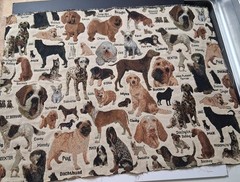 Dog Breed Tapestry Fabric 27×35