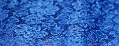 LACE EMBROIDERED FLORAL FABRIC WITH BEAD SPARKLE ROYAL BLUE 60″ WIDE BY THE YARD
