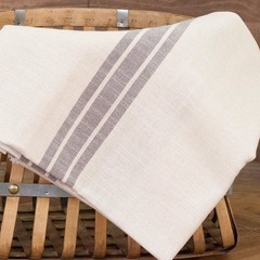 Piper Classics Market Place Gray Grain Sack Stripe Bulk Yardagethree Yards 108