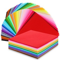 66 Pcs Stiff Felt Fabric Sheets, 12 x 12 inches Assorted Felt Sheets Craft Fe…