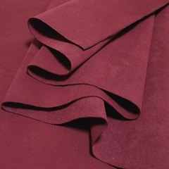 1.4MM HEAVY ULTRASUEDE CRAFT FAUX LEATHER POUCH BAG CHAPS CLOTH LABEL BLACK 54″W
