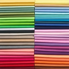 Misscrafts 50pcs Craft Fabric Bundle Squares Quilting Fabric Pure Colour for …