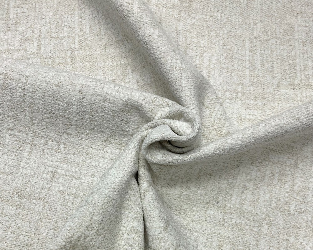 BALLARD DESIGNS THEO IVORY CHENILLE LIKE UPHOLSTERY FABRIC BY THE YARD 54″W