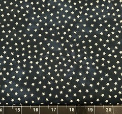Tina Scrap 9″x21″ Patriotic Tiny Star Freedom Navy Flag Sky Blue FABRIC COTTON