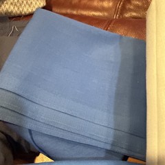 3 Lbs Solid Cotton Fabric Blues And Multi Color Vintage