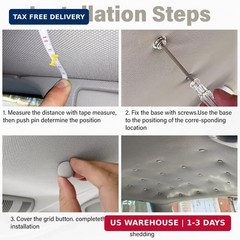 50 Set Car Roof Headliner Repair Kit, Car Ceiling Fabric Repair Kit, 202 Pcs Aut