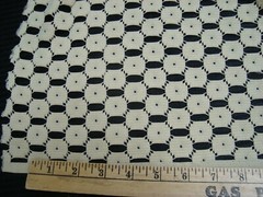 1 of 25 yds Belle Maison Fabric Lace Crochet Bianca Barley beige 54″ x 36″ BTY