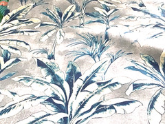 Outdoor Floral Fabric Millcreek Kalawee Skylark Blue Teal Gray 4.5 Yard Lot