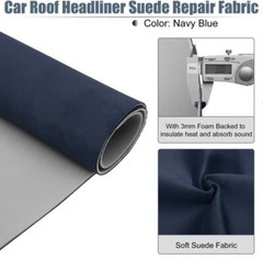 Car Sky Suede Fabric with Foam – Suede Headlin Fabric Foam
