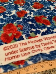 Pioneer Woman HERITAGE FLORAL Fleece Fabric – by the 1/2 yard