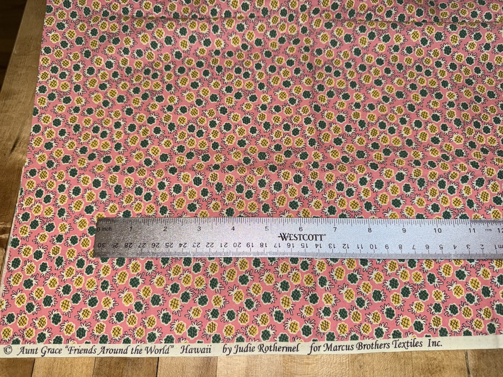 JUDIE ROTHERMEL MARCUS BROS REPRODUCTION QUILT COTTON-1/2 YARD X 44″ AUNT GRACE