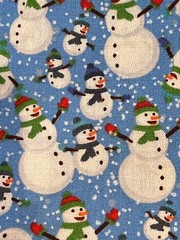 Quilting Fabric Lot – Christmas Holiday Winter, 10 Fat Quarters + 1 FREE!