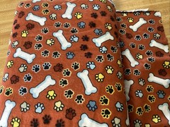 Snuggle Flannel Paws & Bones fabrics JO-ANN FABRICS New 5 Yards Available BTY