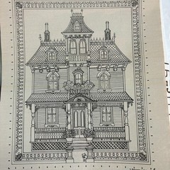 Better Homes & Gardens Fabric Dollhouse Panels Kit Paint Quilt Embroidery 1978