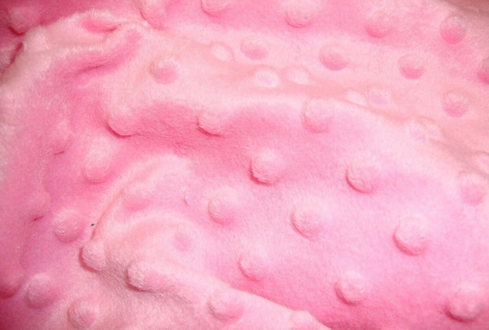 minky Dimple dot soft cuddle fabric by the yard 60″ wide-Dark Pink