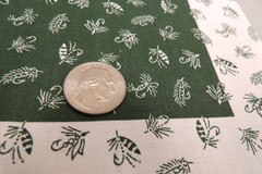 Vtg 1980s Trout Fly Fish Fabric Panel Cranston Print Works + Matching yardage