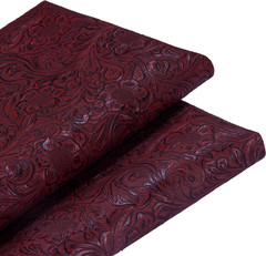 Embossed Faux Leather Fabric 1 Yard Cut 35″X53″ Embossed Vinyl Suitable for Upho