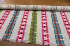 Thibaut ‘Sri Lanka’ Fabric in Pink 2Yds 34″ New