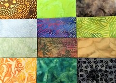 48 PCS BATIK ~ 5″X5″ PRE-CUT QUILT SQUARES CHARM PACK ~ FREE SHIPPING
