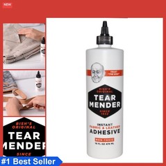 Fabric Leather Adhesive 16 Oz Bottle Permanent Bond Waterproof Quick Repair