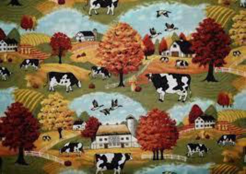 The Farm Cotton Fabric