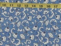 BTHY Granny’s Feedsack 1943 by Springs Reproduction Weave Blue White
