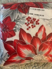 Holiday Flourish Silver 40 Piece 2.5 Strips + 2 Yards Coordinating Fabric New