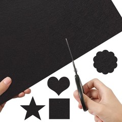 Jtnohx Self Adhesive Felt Sheets, 11 Pieces Stiff Sticky Felt, 8″x12″ Fabric Squ