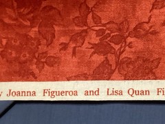 MODA “A Yuletide Blessing” Fig Tree Quilts Red Remnant Fabric 28” L By 44” W