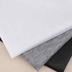 100cm Gray White Black Non-woven Fabric Linings Iron On Sewing Single-sided