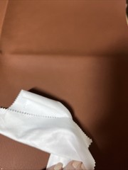 VINYL PLEATHER Proquinal London Tan PVC FABRIC Brown 20″ x 35.5″