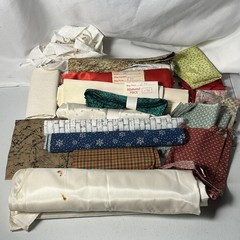 Large Assorted Fabric Remnants Scraps Lot Quilting Crafting Mixed Patterns