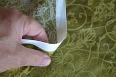 By 1/2 Yd, Olive Floral on Dark-Olive Quilt Cotton, P&B/Persia/683-G, B999