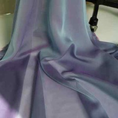 58” Wide By Yard Thin 2 Tone Chiffon Gauze Soft Dancing Bridal Fabric Shading